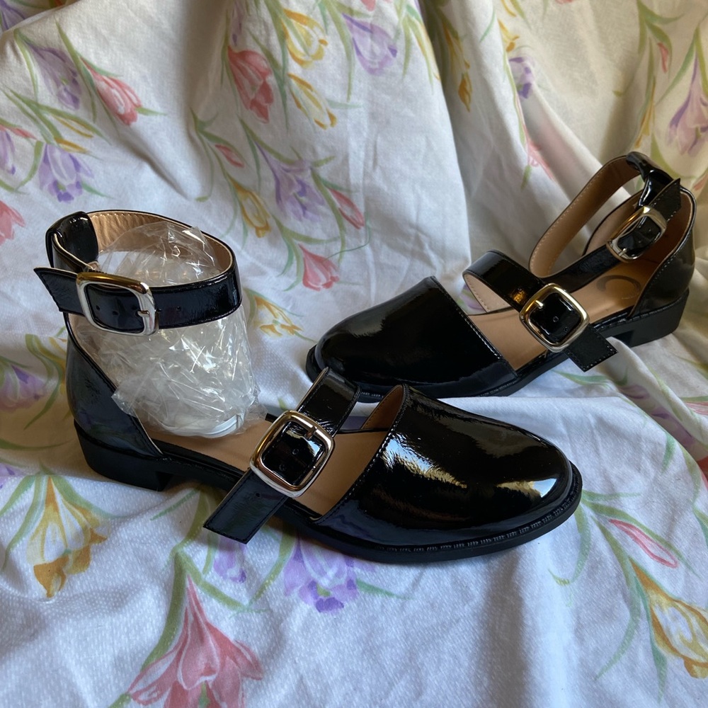 Journee Collection Womens Constance Round Toe Mary Jane Shoes Black Size 6